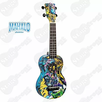 $49.95 • Buy Mahalo Art Ii Series Graphic Art Soprano Ukulele With Carry Bag *new*