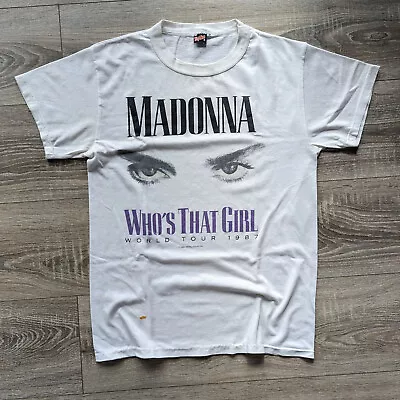 Vintage Madonna 1987 Who’s That Girl 1987 Rare Tour T Shirt  • £55