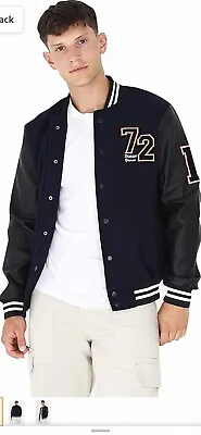 £28 • Buy Brave Soul Mens Urban Long Sleeve Varsity College Bomber Casual Jacket. Size M