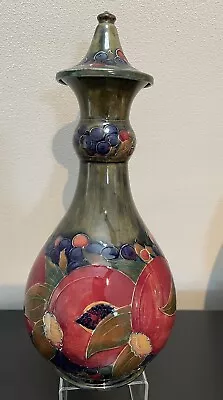 Rare William Moorcroft 12” Ochre Pomegranate Liberty & Co. Vase Signed 1913 • £695