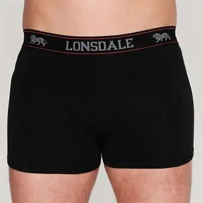 6 Pack Lonsdale London Trunks Boxer Short Boxers Pants Briefs Size XS-4XL • £38.99