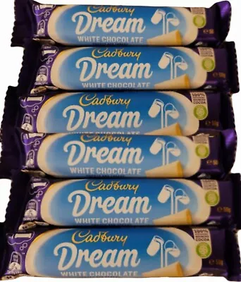 X6 Bars Of Australian Chunky Cadbury Dream White Chocolate Best Before-22/03/24 • £4.99