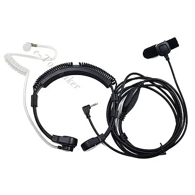 2.5mm Finger PTT Throat Microphone Earpiece Headset For Motorola Talkabout Radio • $8.17