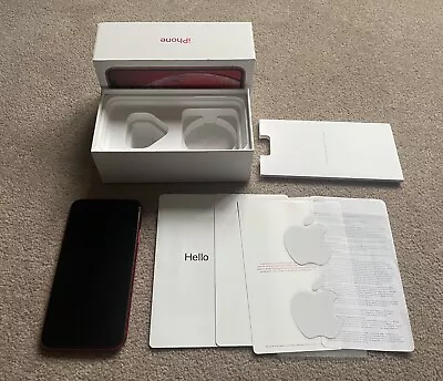 Apple IPhone XR 128GB PRODUCT(RED) Unlocked Boxed • £79