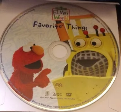 Elmo's World: Elmos Favorite Things (DVD Disc Only 2012) Elmos • $4.80