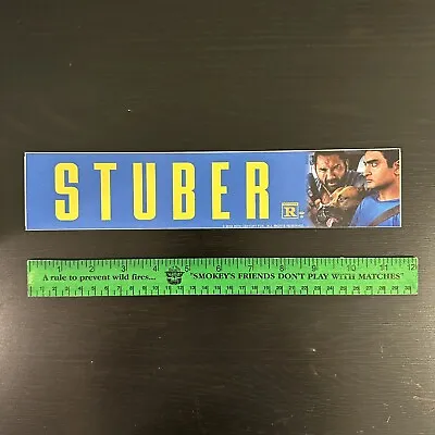 STUBER (2019) Movie Theater Mylar Poster 2.5x11.5 Dave Bautista Kumail Nanjiani • $8.99