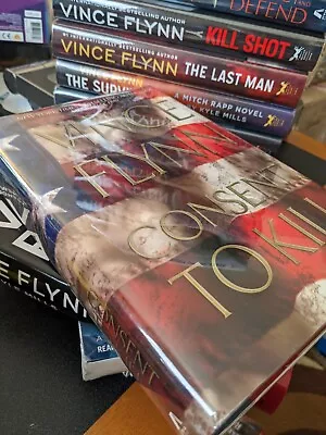 12 Hardcover VINCE FLYNN Novels And 2 Audios Mitch Rapp 3 AUTOGRAPHED • $60