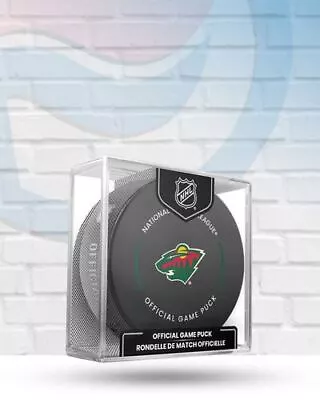 Minnesota Wild 2022-2023 Unsigned Official Game Puck New In Case • $9.99