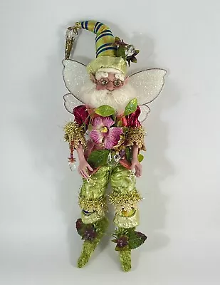 Vintage Mark Roberts Fairy Elf Mother's Day Small 10” Green Pink • $34