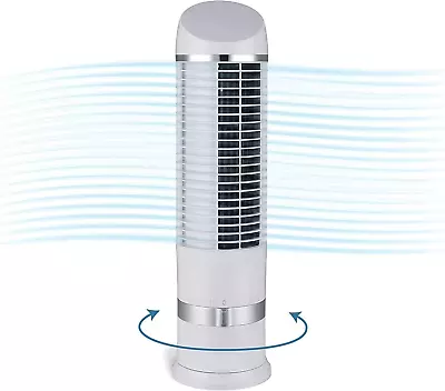 Tower Oscillating Fan 16'- Desktop Mini Tower Fan With 3 Speed Setting - Portabl • £41.63