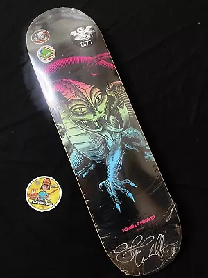 RARE SIGNED Steve Caballero Powell Peralta  Skateboard Deck Shape 8.75 Dragon • $165.59