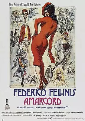 AMARCORD Movie POSTER 27x40 C Magali Noel Bruno Zanin Pupella Maggio Armando • $17.98