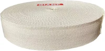 1 1/2 Inch Natural Heavy Cotton Webbing 10 Yards 1 1/2 -10 Yard  • $29.57