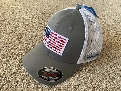 Columbia PFG Fish Flag Flexfit Cap S/M • $14.99