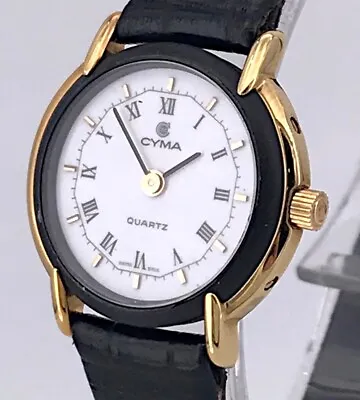 Cyma Cal. Puw 5100 Vintage Watch Quartz Lady 24 Mm 3wc • $392.99