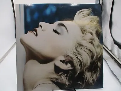 Madonna  True Blue  LP Record Ultrasonic Clean SRC Press Poster 1986 Sire EX • $29.71