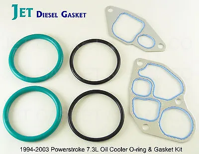 $16.49 • Buy Ford Powerstroke 7.3l Oil Cooler O-ring & Gasket Kit Ap0004 Replacement 94-03