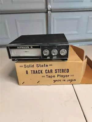 Vintage 8-Track Car Stereo Tape Player Apollo 8 T-20 AS-IS Untested • $19.99