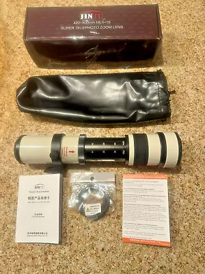 JINTU 420-800mm F/8.3 Telephoto Lens Camera Zoom Lenses With Adapter For Canon • $65