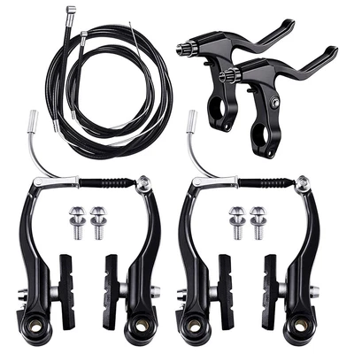 $19.59 • Buy Aluminum Alloy V-Brake Set For Mountain Bike Road Bicycle Front & Rear MTB US