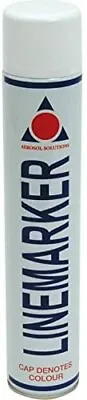 £9.13 • Buy New Aerosol Solutions 0901 Line Marker Spray Paint White 750ml Uk