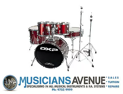 DXP Fusion 20  Series 5 Piece Drum Kit (Wine Red) • $499