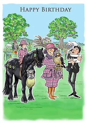 Birthday Card - Native Pony Horse Equine - Funny Gift Envy Quality NEW • £2.99