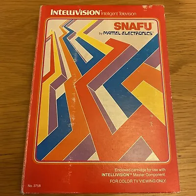 Intellivision Snafu Boxed With Manual And Overlays GWO • £14.99
