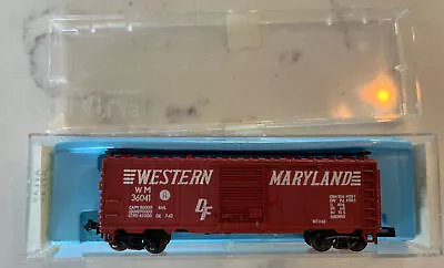 N Scale VTG NIB Atlas 2205 Western Maryland Box Car - Y1 • $9.99