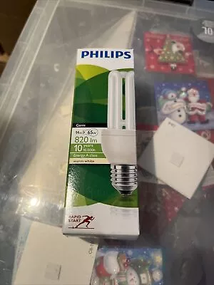 10x Phillips 827 14w = Bulb Energy Saving Bulb Edison Screw Cup E27 • £9