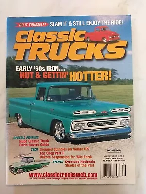 Vintage Classic Truck Magazine Volume # 11  Issue #6 June 2002  • $3.49