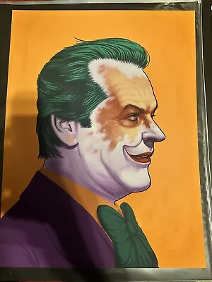 2013 Mondo Mike Mitchell Portrait Joker (Jack Nicholson) 18/60 Signed • $2100