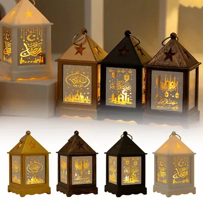 Ramadan Eid Mubarak LED Light Muslim Lantern Lamp Ornament Party Hanging DecCZ • $10.69