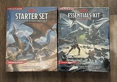 Lot Of 2 Dungeons And Dragons Starter Set And Essentials Kit New D&D Please Read • $30