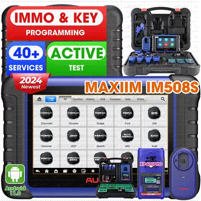 Autel MaxiIM IM508S+XP400 Pro IMMO Key Programming Tool Diagnostic Scanner • $499