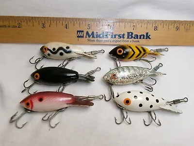 Wood Bomber Lures Lot Of 6 Baits All Smallest 200 Series • $32.99