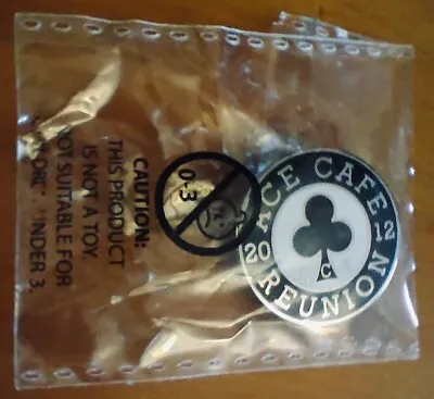 Ace Cafe Reunion 2012 Biker Pin Badge BRAND NEW Still Sealed • £4.99
