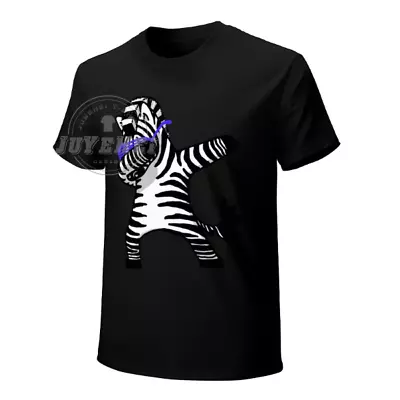 Funny Zebra T-shirt Men's Casual T-shirts Short Sleeve Tshirts Top Tee • $18.69