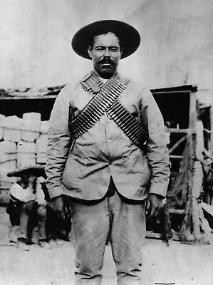 Pancho Villa (bullets) POSTER 24 X 36 INCH Mexico History Revolution • $23.99