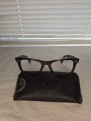 Vintage Ray-Ban Wayfarer Square Frames RB2151 902 Handmade In Italy W/ Case • $74.95