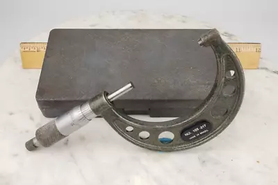 Mitutoyo 2-3” Micrometer 103-217 .001” - Machinist Tool Carbide Anvil Vintage • $29.95