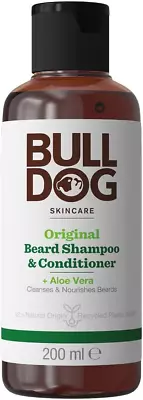 Bulldog Mens Skincare And Grooming Original 2-in-1 Beard Shampoo And 200ml • £6.05