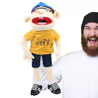 60cm Jeffy Hand Puppet Cartoon Plush Toy Stuffed Doll Soft Figurine Kids Gifts • $39.57