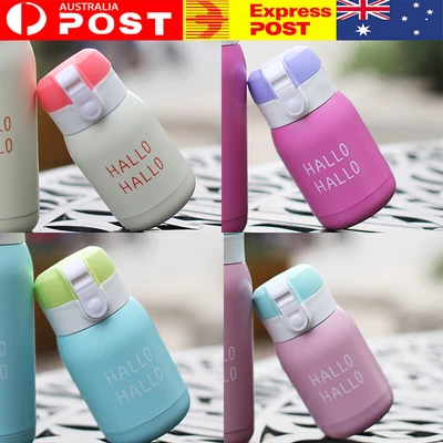 $17.08 • Buy 200ML Mini Coffee Vacuum Flasks Thermos Stainless Steel Drink Water Bottle Gifts
