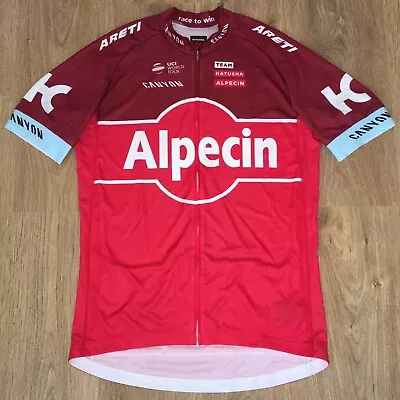 Katusha Alpecin Team Uci World Tour RARE Mens Cycling Jersey Size XXL • $50.99