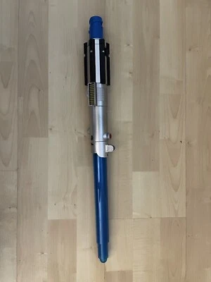 £12.99 • Buy Obi-wan Kenobi Star Wars Blue Extendable Lightsaber 2015 - Lights Up And Noise