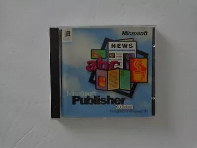 Microsoft Publisher CD Deluxe For Windows 95 With Key • $9.99