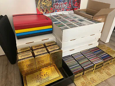 Massive Yugioh Cards Bundle Of Commons Rares Holos Collection Joblot Bulk Sale • £12.99