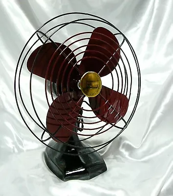 Antique 11  Manning Bowman Desk Fan Ca 1947 Custom Restoration Beautiful! • $169