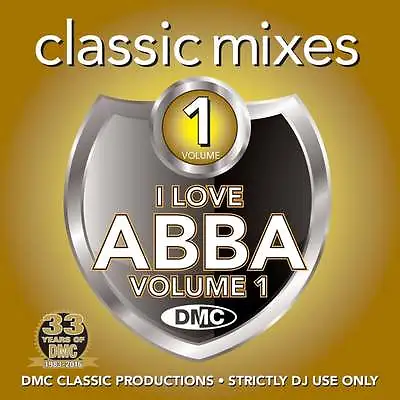 £11.99 • Buy DMC Classic Mixes - I Love ABBA Megamix & 2 Trackers Remixes DJ CD Gold Cover